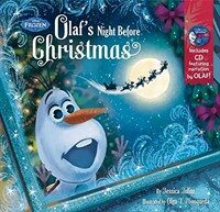 Frozen Olaf's Night Before Christmas Book & CD (Hardcover)
