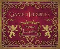 Game of Thrones: House Lannister Deluxe Stationery Set (Hardcover)