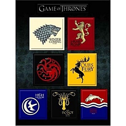 Game of Thrones Magnet Set House Sigils (Other)