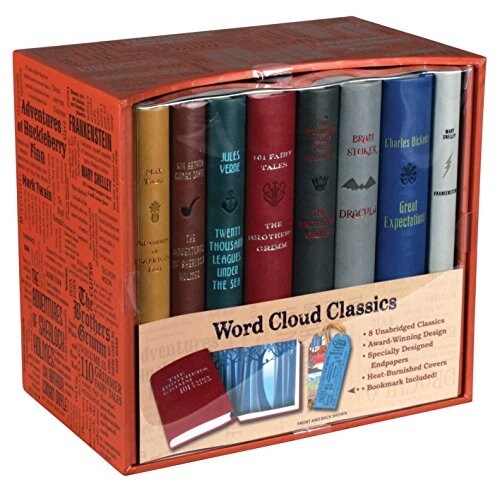 [중고] Word Cloud Classic 8 Books Box Set (Hardcover, Leather)