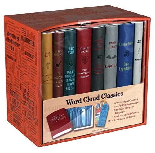 Word Cloud Classic 8 Books Box Set (Hardcover, Leather)