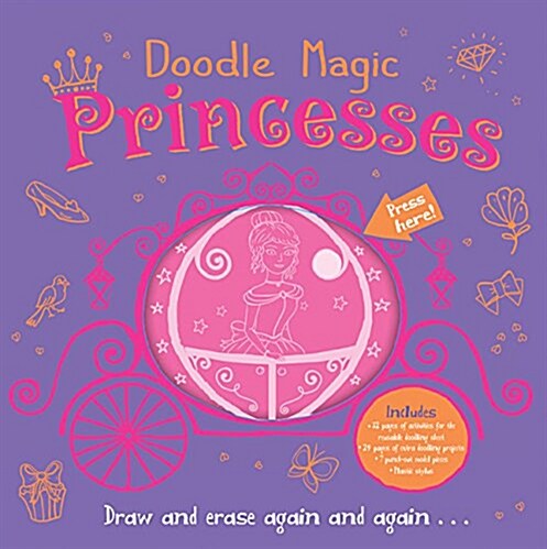 Doodle Magic: Princesses (Spiral)