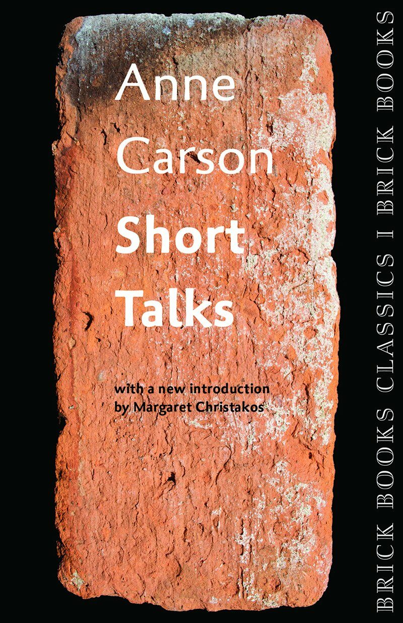 Short Talks: Brick Books Classics 1 (Paperback)