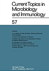 Current Topics in Microbiology and Immunology 57 (Hardcover)