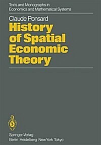 History of Spatial Economic Theory (Hardcover)