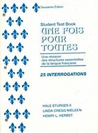 Une Fois Pour Toutes (Paperback, 2nd)