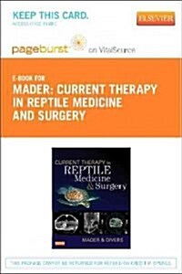 Current Therapy in Reptile Medicine and Surgery - Elsevier eBook on Vitalsource (Retail Access Card) (Hardcover)