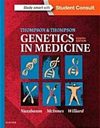 [중고] Thompson & Thompson Genetics in Medicine (Paperback, 8, Revised)
