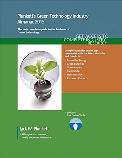 Plunketts Green Technology Industry Almanac 2015 (Paperback)