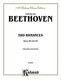 Two Romances, Opus 40 and 50 For Viola and Piano (Paperback)