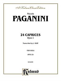 24 Caprices, Opus 1 (Paperback, Multilingual)