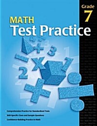 Math Test Practice, Grade 7 (Paperback, CSM, Workbook)