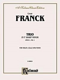 Trio in F-Sharp Minor, Op. 1, No. 1 (Paperback)