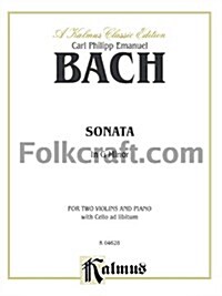 Sonata in G Minor (String- Two Violins and Piano) (Paperback)