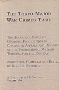 The Tokyo Major War Crimes Trial (Hardcover)