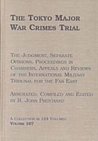 The Tokyo Major War Crimes Trial (Hardcover)