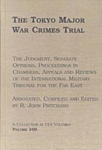 The Tokyo Major War Crimes Trial (Hardcover)