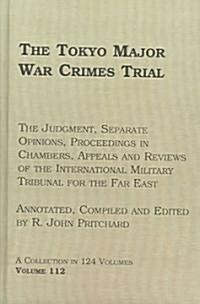 The Tokyo Major War Crimes Trial (Hardcover)