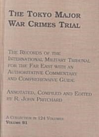 The Tokyo Major War Crimes Trial (Hardcover)