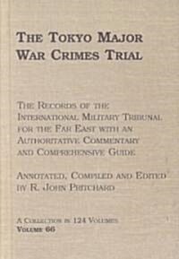 The Tokyo Major War Crimes Trial (Hardcover)