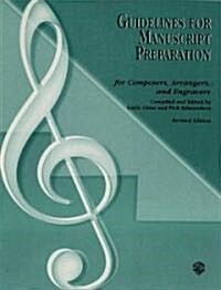 Guidelines for Manuscript Preparation (Paperback, Revised)
