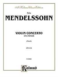 Violin Concerto, Op. 64, Kalmus Edition (Paperback)