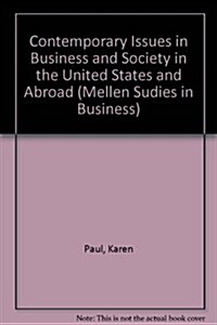 Contemporary Issues in Business and Society in the United States (Hardcover)