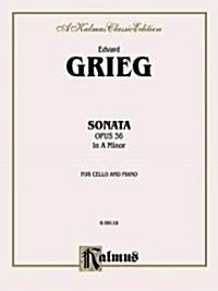 Cello Sonata in a Minor, Op. 36 (Paperback)