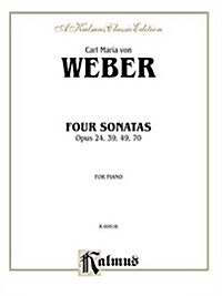 Weber 4 Piano Sonatas (Paperback)