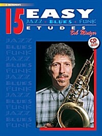 15 Easy Jazz, Blues & Funk Etudes (Paperback, Compact Disc)