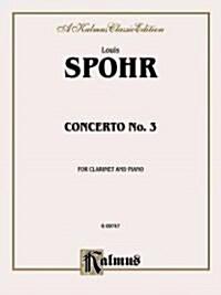 Clarinet Concerto No. 3 (Paperback)