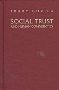 Social Trust and Human Communities (Hardcover)