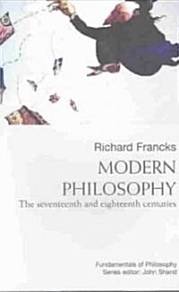 Modern Philosophy: Volume 7 (Paperback)