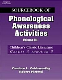 [중고] Sourcebook of Phonological Awareness Activities (Paperback)