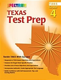 Spectrum Texas Test Prep, Grade 4 (Paperback)