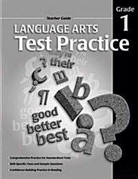 Language Arts Test Practice, Grade 1 (Paperback, CSM, Teachers Guide)