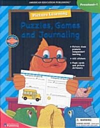 [중고] Picture Learning Puzzles, Games, and Journaling (Paperback, STK, Workbook)