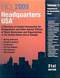 Headquarters USA 2009 (Hardcover, 31th)