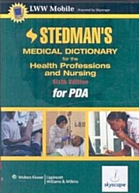 Stedmans Medical Dictionary For The Health Professions And Nursing (CD-ROM, 6th, FRA)