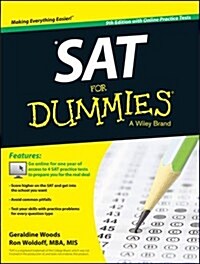 SAT for Dummies: Book + 4 Practice Tests Online [With Online Practice Test] (Paperback, 9)