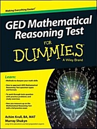 GED Mathematical Reasoning Test for Dummies (Paperback)