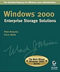 [중고] Windows 2000 Enterprise Storage Solutions (Paperback)