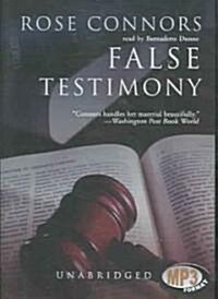 False Testimony (MP3 CD)