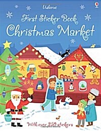 First Sticker Book Christmas Market (Paperback)