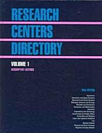 Research Centers Directory (Hardcover, 34th)