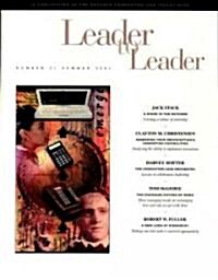 Leader to Leader #21 Summer 2001 (Paperback)