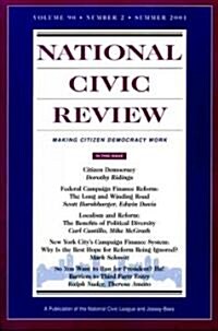 National Civic Review (Paperback, Summer 2001)