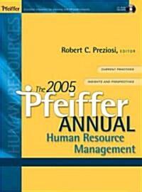 The 2005 Pfeiffer Annual (Hardcover, CD-ROM)