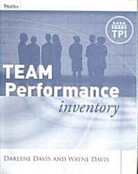 Team Performance Inventory (Paperback)