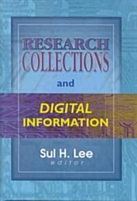 Research Collections and Digital Information (Hardcover)